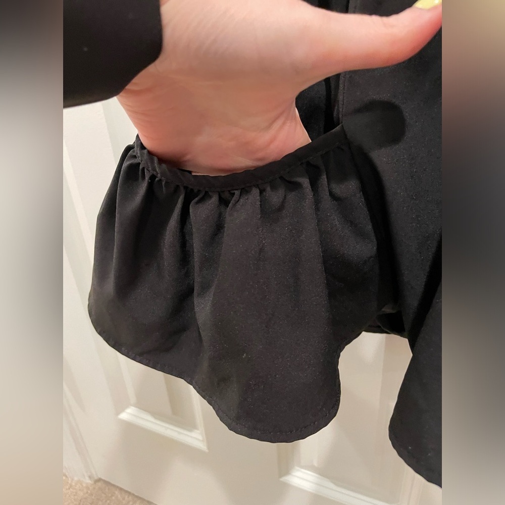 Black Trendy Athletic Dolphin Shorts - Picture 4 of 5